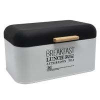 Broodtrommel bewaardoos - wit -15 x 30 x 20 cm Broodtrommel bewaardoos - wit -15 x 30 x 20 cm