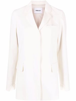 AMBUSH blazer à simple boutonnage - Tons neutres
