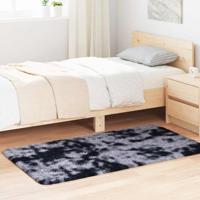 Hoogpolig vloerkleed NAVARRA 80x150 cm polyester donkergrijs