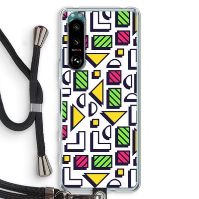 8-bit N°4: Sony Xperia 5 III Transparant Hoesje met koord