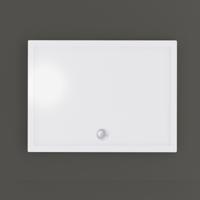 Douchebak BWS Nua Rechthoek Acryl 90x75 cm Wit Boss & Wessing