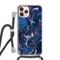 Mirrored Mirage: iPhone 11 Pro Max Transparant Hoesje met koord
