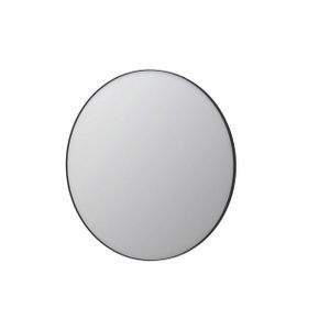 INK SP15 Spiegel - 120x4x120cm - rond - verzonken in aluminium kader - aluminium zwart mat 8408590