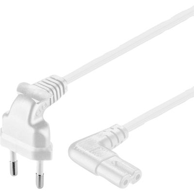 Eurostekker > C7 90° Kabel