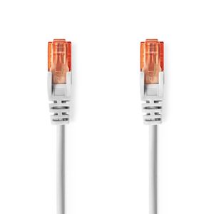 CAT6-kabel | RJ45 Male | RJ45 Male | U/UTP | 5.00 m | Rond | PVC | Grijs | Label