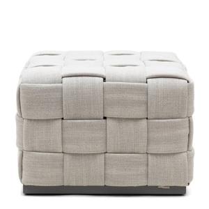 Riviera Maison Room 48 Footstool, mouliné linen, fabulous flax