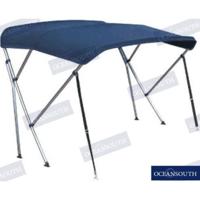OCEMA0903B - BIMINI-luifel met steun 190/210 cm blauw