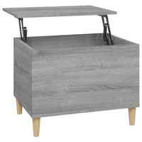 The Living Store Salontafel Lift-top Grijs Sonoma Eiken 60x44.5x45cm