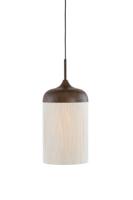 Light & Living HanglampDania donkere hout print Ø 22cm - 2985552