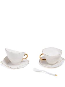 Seletti lot de deux tasses Meltdown - Blanc