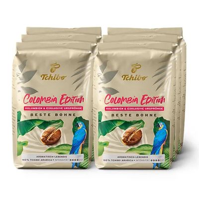 Tchibo - Beste Bohne Colombia Edition Bonen - 6x 500g