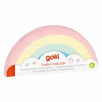 Goki stoepkrijt regenboog