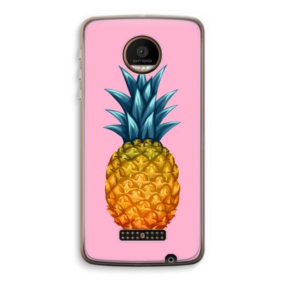 Grote ananas: Motorola Moto Z Force Transparant Hoesje