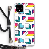 8-bit N°7: Pixel 4 Transparant Hoesje met koord