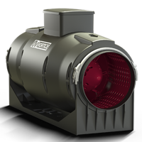 Vortice Buisventilator Lineo 160t 'quiet' - Aansluiting 160mm - 3 Standen Met Nalooptimer