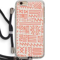 Marrakech Pink: iPhone 6 PLUS / 6S PLUS Transparant Hoesje met koord Marrakech Pink: iPhone 6 PLUS / 6S PLUS Transparant Hoesje met koord