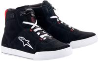 ALPINESTARS Chrome Shoes, Motorschoenen, Zwart-Wit-Helder Rood