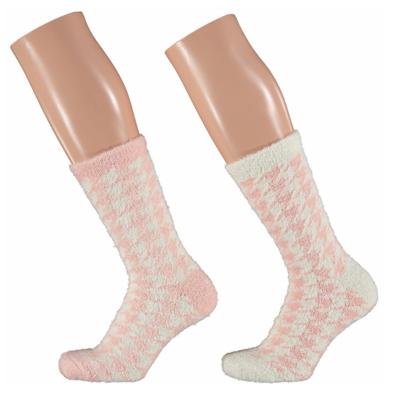 Apollo 2-Pak dames bedsokken / huissokken - roze - maat 36-41 Apollo 2-Pak dames bedsokken / huissokken - roze - maat 36-41