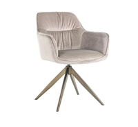 Stoel Aline Khaki Velvet - brandvertragend