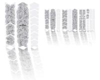 Unleazhed Unscratch - Frame protection film Monstera white matt