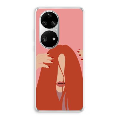 Woke up like this: Huawei P50 Pro Transparant Hoesje