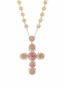 Dolce & Gabbana collier Pizzo en or 18ct orné de tourmaline