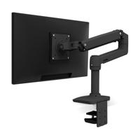 Ergotron LX Arm Desk Mount Monitor-tafelbeugel 1-voudig 38,1 cm (15) - 86,4 cm (34) Zwart Draaibaar, In hoogte verstelbaar, Kantelbaar, Zwenkbaar