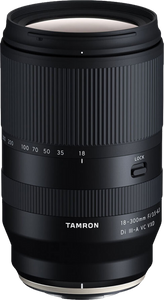 Tamron AF 18-300mm f / 3.5-6.3 Di III-A VC, Fujifilm X MILC Groothoeklens Zwart