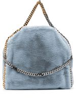 Stella McCartney sac cabas Falabella en fourrure artificielle - Bleu