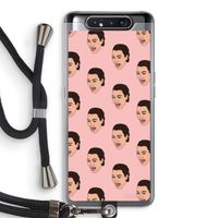 Ugly Cry Call: Samsung Galaxy A80 Transparant Hoesje met koord