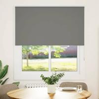 Rolgordijn verduisterend 140x150 cm stofbreedte 136,6 cm grijs