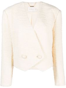 ZIMMERMANN blazer Luminosity crop - Blanc