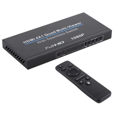 NEWKENG NK-C941 Full HD 1080P HDMI 4 x 1 Quad multi Viewer met naadloze Switch & afstandsbediening