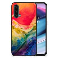 Kleurrijke Telefoonhoesje OnePlus Nord CE 5G Watercolor Dark