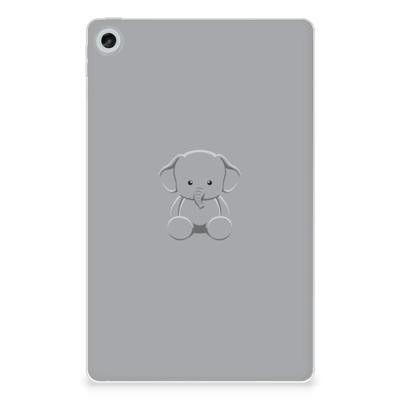 Lenovo Tab M10 Plus (3e generatie) Tablet Back Cover Grijs Baby Olifant
