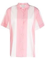 Alysi chemise en coton à rayures - Rose - thumbnail