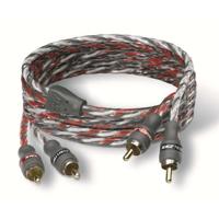 RCA-kabel 1 meter - MTX AUDIO - ZNX1.2 - ZeroNoise Stereo 100% - Koper HyperTwist UltraFlex symmetrisch anti-parasitair