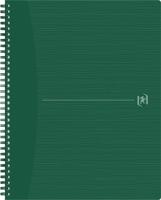 Oxford Origin spiraalschrift, ft A4+, 140 bladzijden, gelijnd, groen