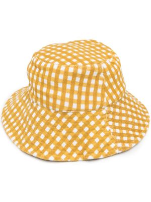 Faithfull the Brand bob Teryll à carreaux - Jaune