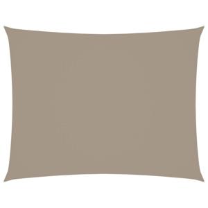 vidaXL Zonnescherm rechthoekig 3x4 m oxford stof taupe