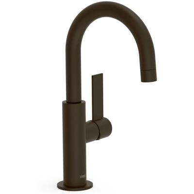 Wastafelkraan Tres Project | Opbouw | Draaibare uitloop | Mengkraan | Standaard model | 1-hendel | Rond | Zwart brons