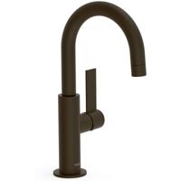 Wastafelkraan Tres Project | Opbouw | Draaibare uitloop | Mengkraan | Standaard model | 1-hendel | Rond | Zwart brons