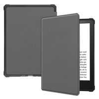 Lunso - sleepcover hoes - Kindle Paperwhite 2021 (6.8 inch) - Grijs