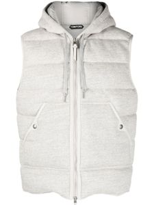 TOM FORD gilet à design effet - Gris