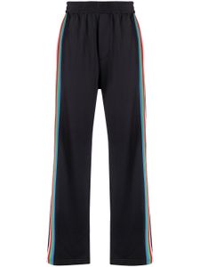 DSQUARED2 pantalon de jogging à détails rayés - Noir