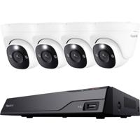 Reolink Netzwerkkamera NVS8-8MD4 IP-Bewakingscameraset LAN 8-kanaals Met 4 cameras 3840 x 2160 Pixel