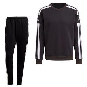 adidas Squadra 21 Sweat Trainingspak Zwart Wit