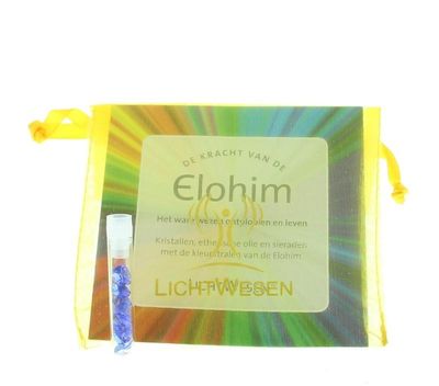 Lichtwesen Lichaamskristallen vrede blauw 55 (1 st)