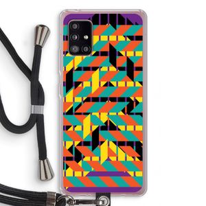 Skew Bee 2: Samsung Galaxy A51 5G Transparant Hoesje met koord
