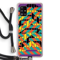 Skew Bee 2: Samsung Galaxy A51 5G Transparant Hoesje met koord
